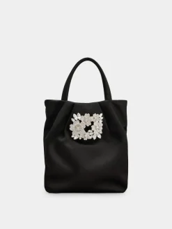 Roger Vivier Efflorescence Micro Bag in satin Discount