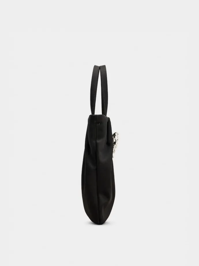 Roger Vivier Efflorescence Micro Bag in satin Discount