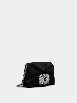 Roger Vivier Efflorescence Micro Clutch in satin Online