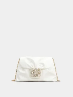 Roger Vivier Efflorescence Mini Clutch in satin Online