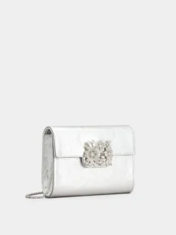 Roger Vivier Efflorescence Mini Clutch in leather Online