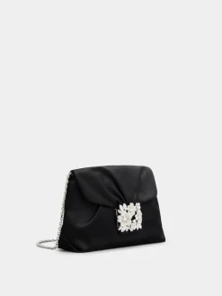 Roger Vivier Efflorescence Mini Clutch in satin Online