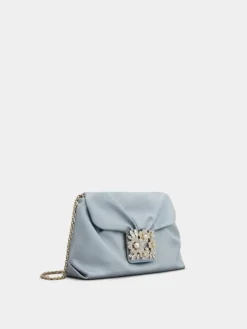 Roger Vivier Efflorescence Mini Clutch in satin Outlet