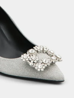 Roger Vivier Efflorescence Pumps in glitter Discount