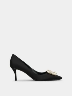 Roger Vivier Efflorescence Pumps in satin Hot