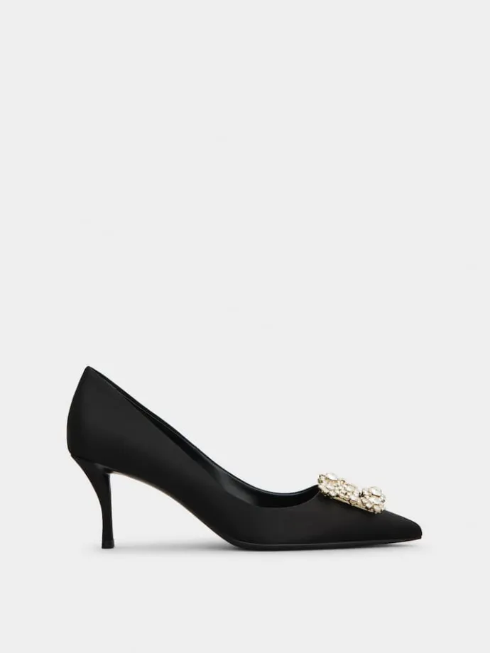 Roger Vivier Efflorescence Pumps in satin Hot