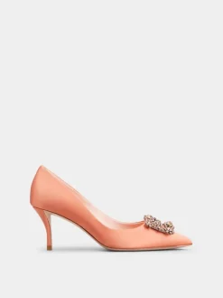 Roger Vivier Efflorescence Pumps in satin Online