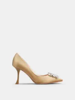 Roger Vivier Efflorescence Pumps in satin New