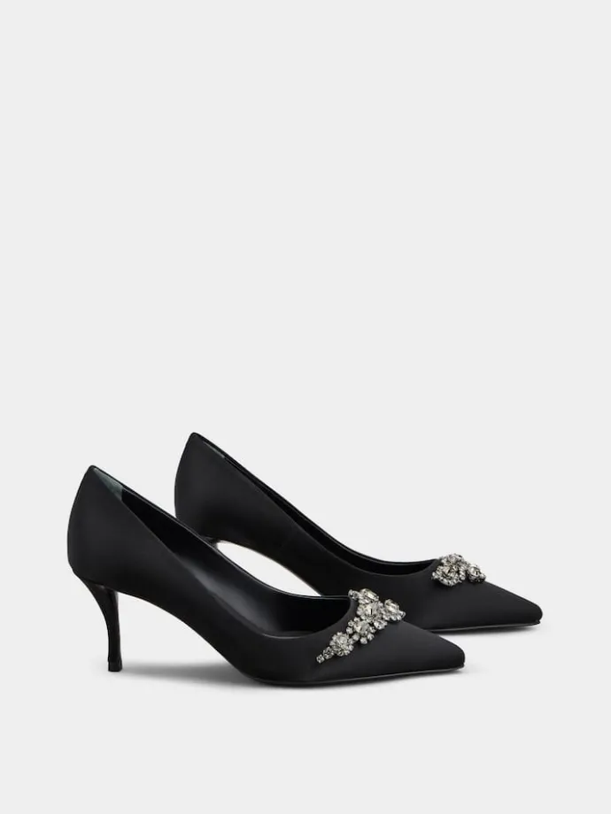 Roger Vivier Efflorescence Pumps in satin Best