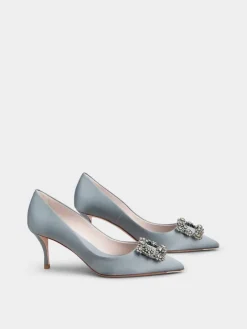 Roger Vivier Efflorescence Pumps in satin Clearance
