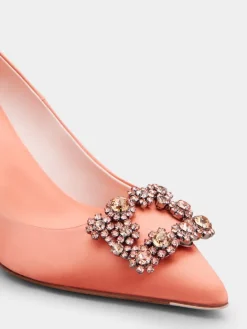 Roger Vivier Efflorescence Pumps in satin Online