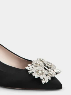 Roger Vivier Efflorescence Pumps in satin Hot