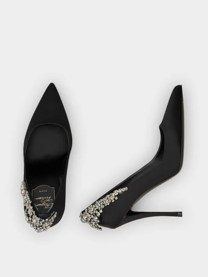 Roger Vivier Efflorescence Pumps in satin Best