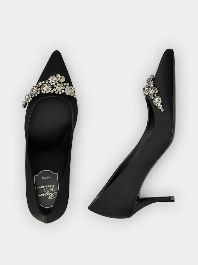Roger Vivier Efflorescence Pumps in satin Best