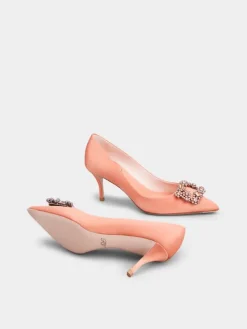 Roger Vivier Efflorescence Pumps in satin Online