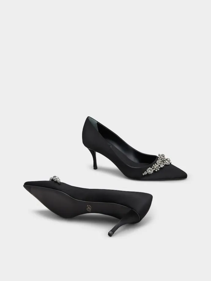 Roger Vivier Efflorescence Pumps in satin Best