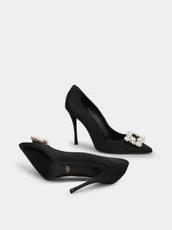 Roger Vivier Efflorescence Pumps in satin Sale