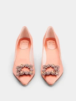 Roger Vivier Efflorescence Pumps in satin Online