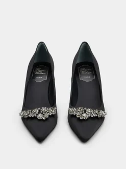 Roger Vivier Efflorescence Pumps in satin Best