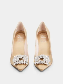 Roger Vivier Efflorescence Pumps in satin New