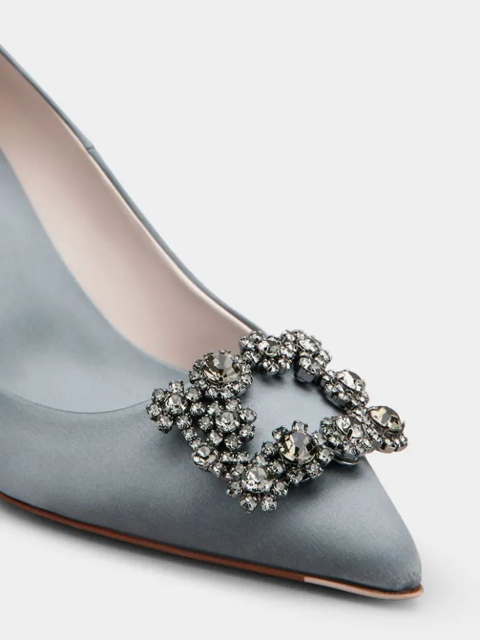 Roger Vivier Efflorescence Pumps in satin Clearance