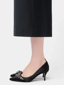 Roger Vivier Efflorescence Pumps in satin Best