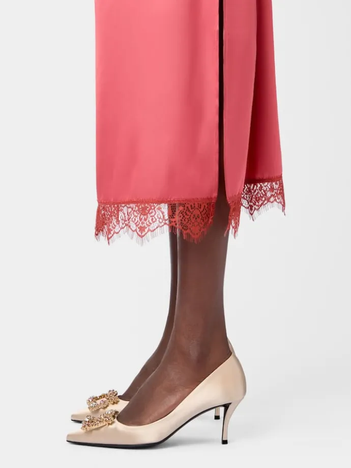 Roger Vivier Efflorescence Pumps in satin Outlet