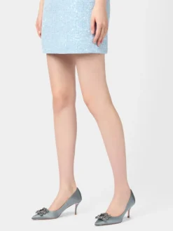Roger Vivier Efflorescence Pumps in satin Clearance
