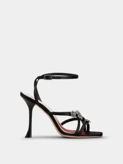 Roger Vivier Efflorescence Sandals in satin Sale