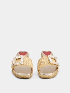Roger Vivier Espadrilles Mules in raffia Sale