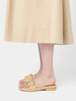Roger Vivier Espadrilles Mules in raffia Sale