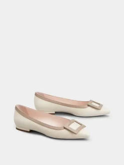 Roger Vivier Gommettine Ballerinas in leather Outlet