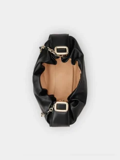 Roger Vivier Hobo Viv' Choc Royal Medium Bag in leather New