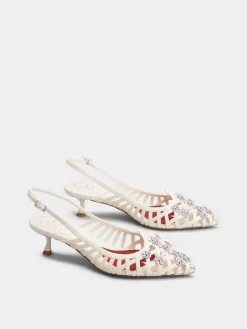 Roger Vivier I Love Slingback Pumps in leather Outlet