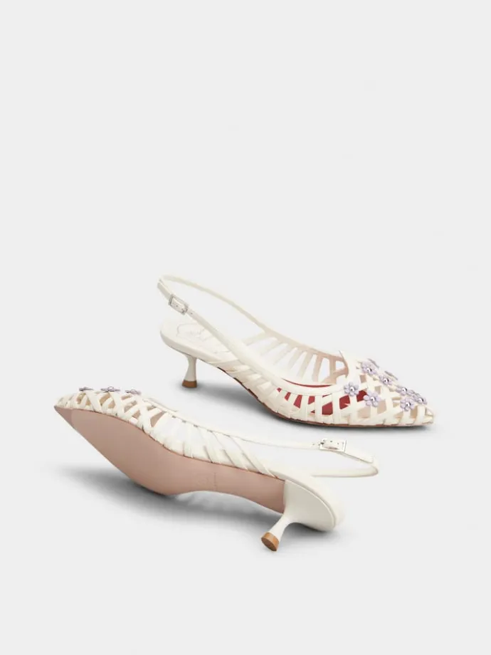 Roger Vivier I Love Slingback Pumps in leather Outlet