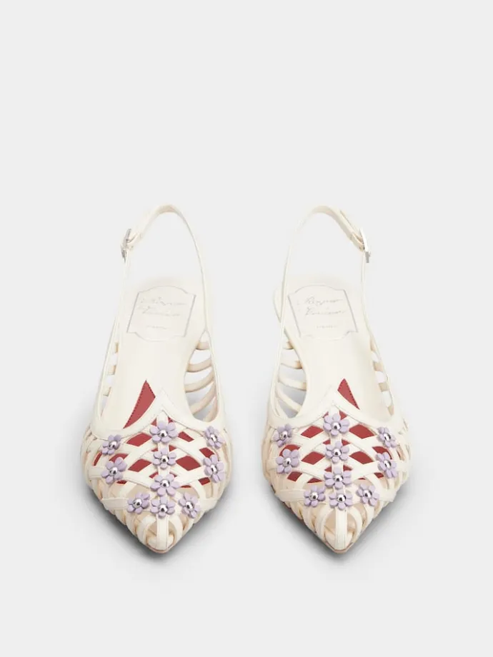 Roger Vivier I Love Slingback Pumps in leather Outlet