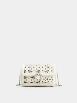 Roger Vivier Jeu de Fille Clutch in leather Sale