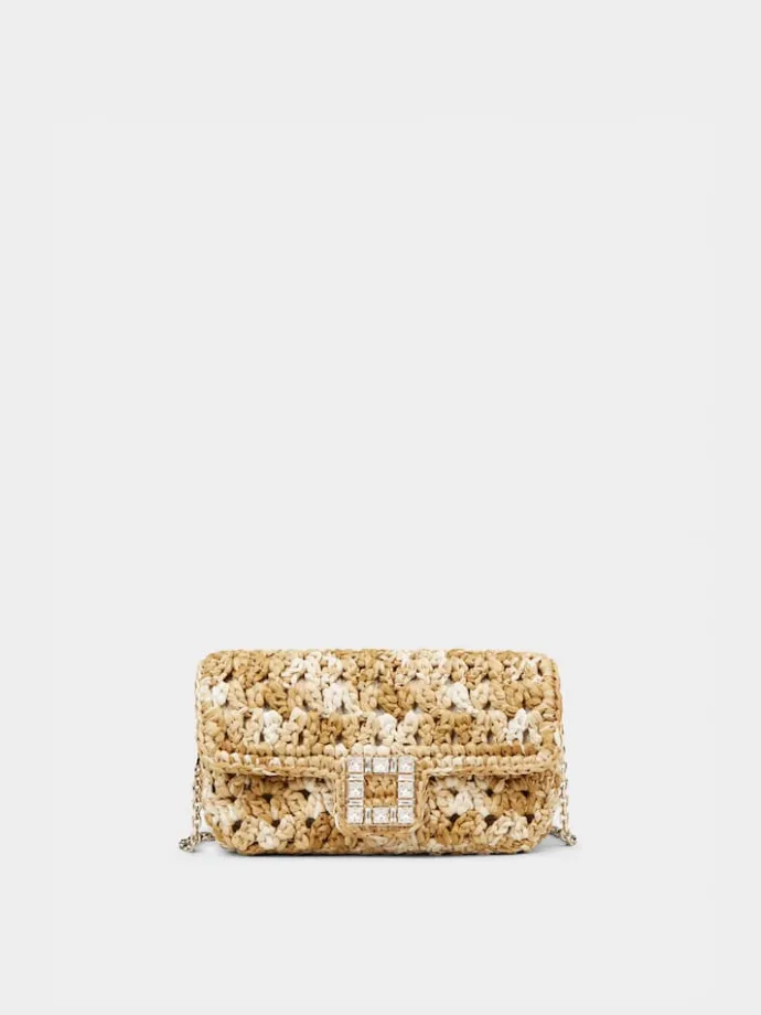 Roger Vivier Jeu de Fille Clutch in raffia Best