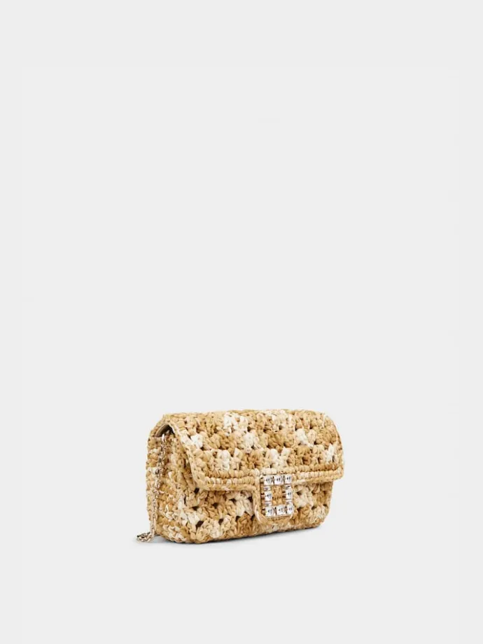 Roger Vivier Jeu de Fille Clutch in raffia Best