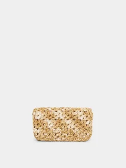 Roger Vivier Jeu de Fille Clutch in raffia Best