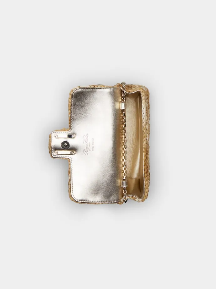Roger Vivier Jeu de Fille Clutch in raffia Best