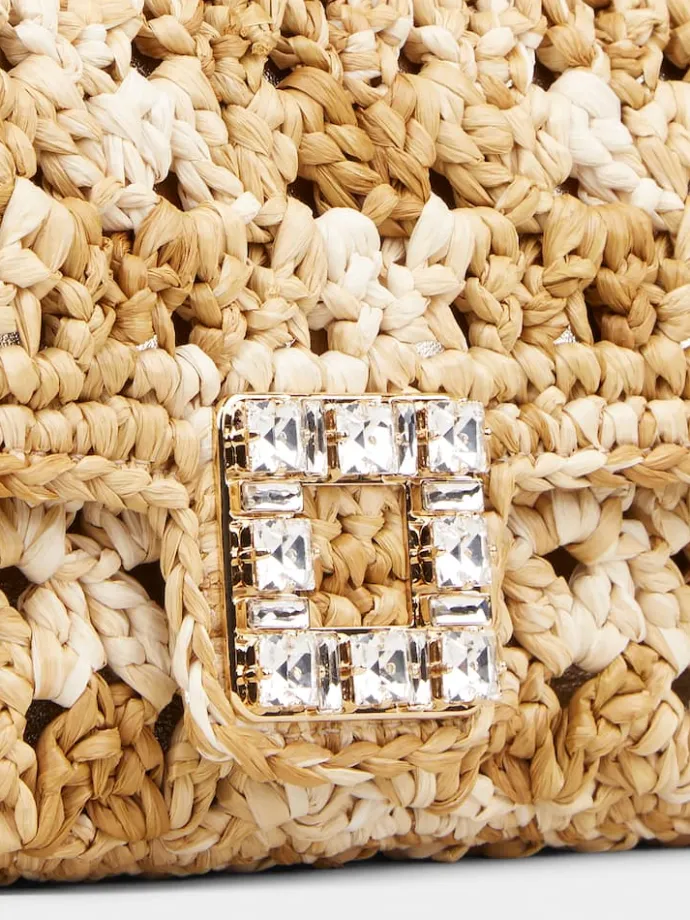 Roger Vivier Jeu de Fille Clutch in raffia Best