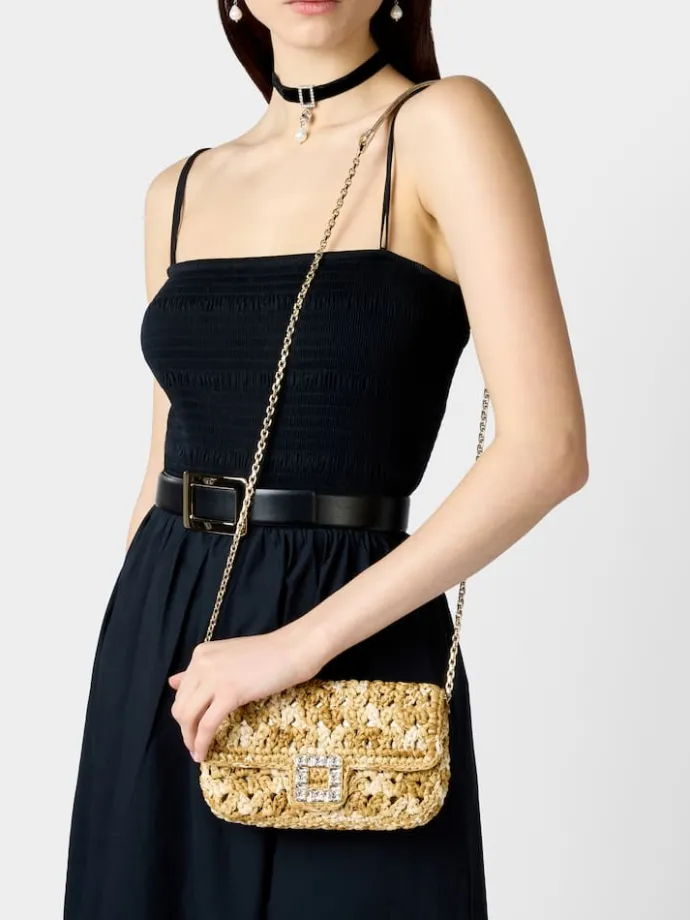Roger Vivier Jeu de Fille Clutch in raffia Best
