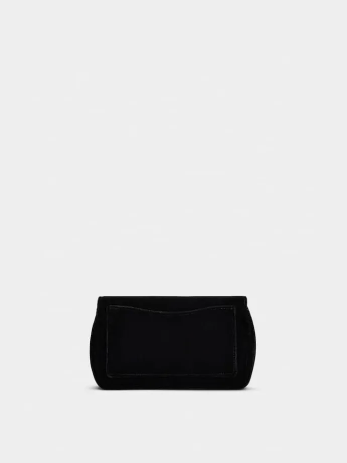 Roger Vivier Jeu de Fille Clutch in velvet Discount