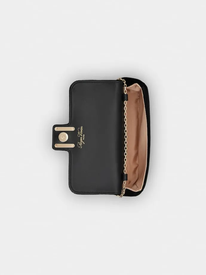 Roger Vivier Jeu de Fille Clutch in velvet Discount