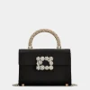 Roger Vivier Jewel Efflorescence Mini Bag in satin New