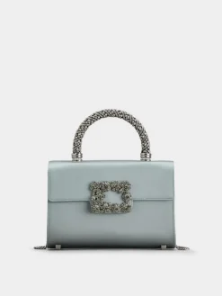 Roger Vivier Jewel Efflorescence Mini Bag in satin Clearance