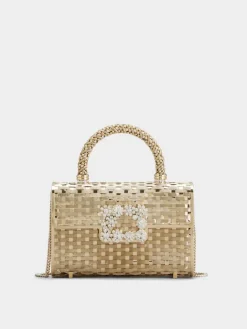 Roger Vivier Jewel Efflorescence Mini Bag in metal Fashion