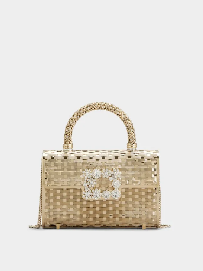 Roger Vivier Jewel Efflorescence Mini Bag in metal Fashion