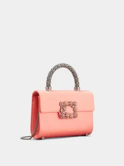 Roger Vivier Jewel Efflorescence Mini Bag in satin Outlet
